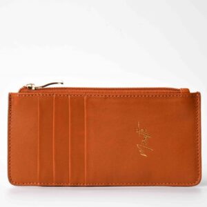 CAMEL ZIPPED WALLET