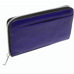 Electric Blue Jawal, travel wallet