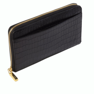 Croco black Jawal, travel wallet